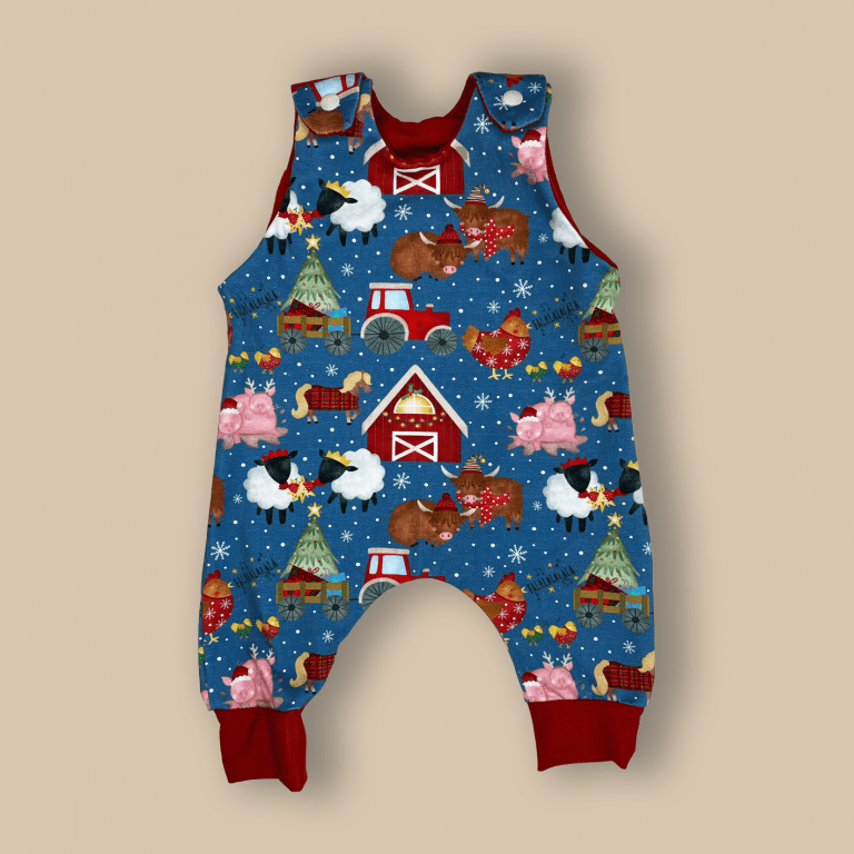 Fa-La-La-La Farm Romper