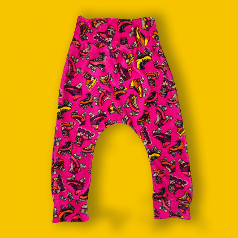 Roller Velour Harem Pants