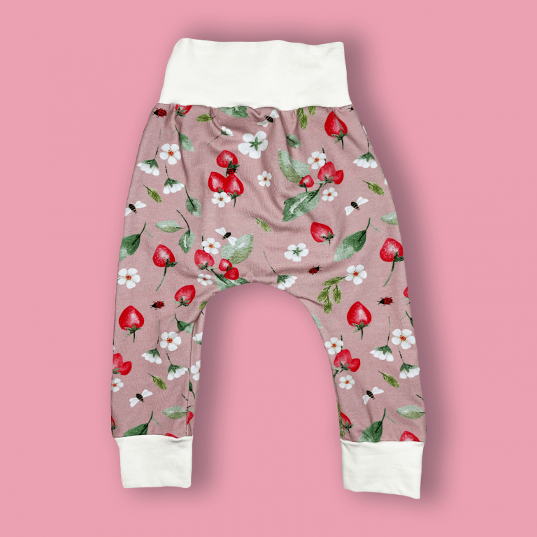 Strawberry Fields Harem Pants - Pink